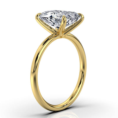 Classic Radiant Solitaire Ring