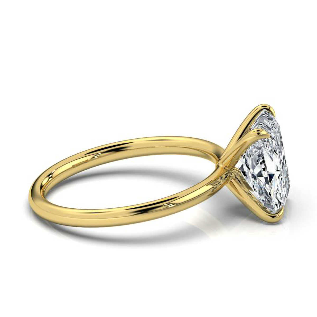 Classic Radiant Solitaire Ring