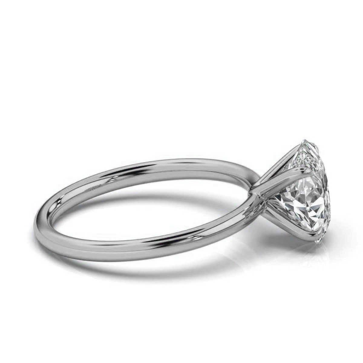 Classic Oval Solitaire Ring