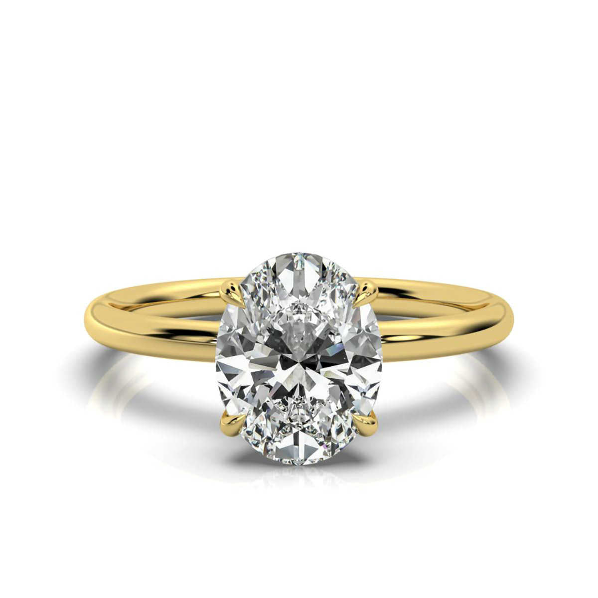 Classic Oval Solitaire Ring