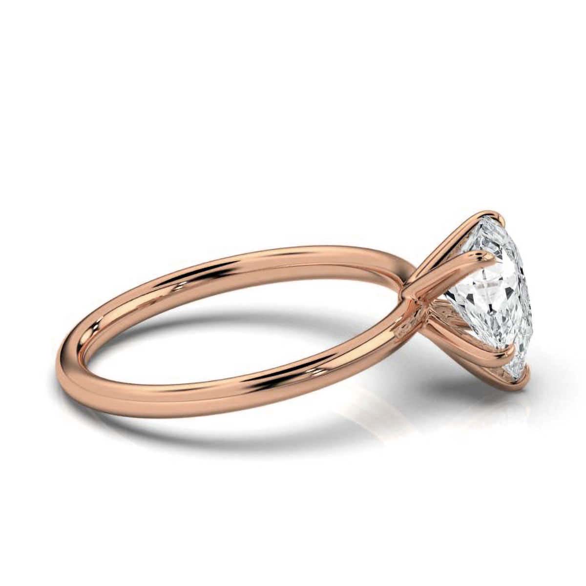 Classic Pear Solitaire Ring