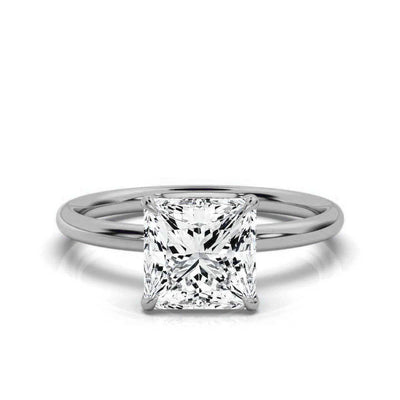 Classic Princess Solitaire Ring