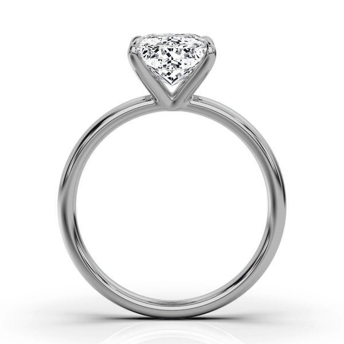 Classic Princess Solitaire Ring