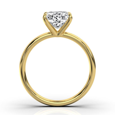 Classic Princess Solitaire Ring