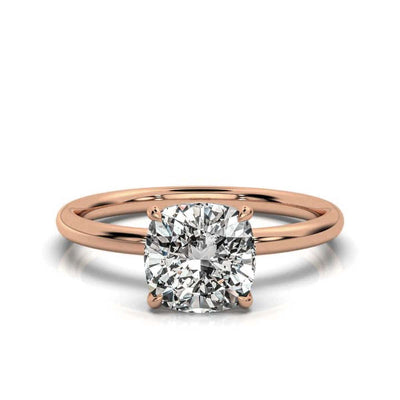 Classic Cushion Solitaire Ring