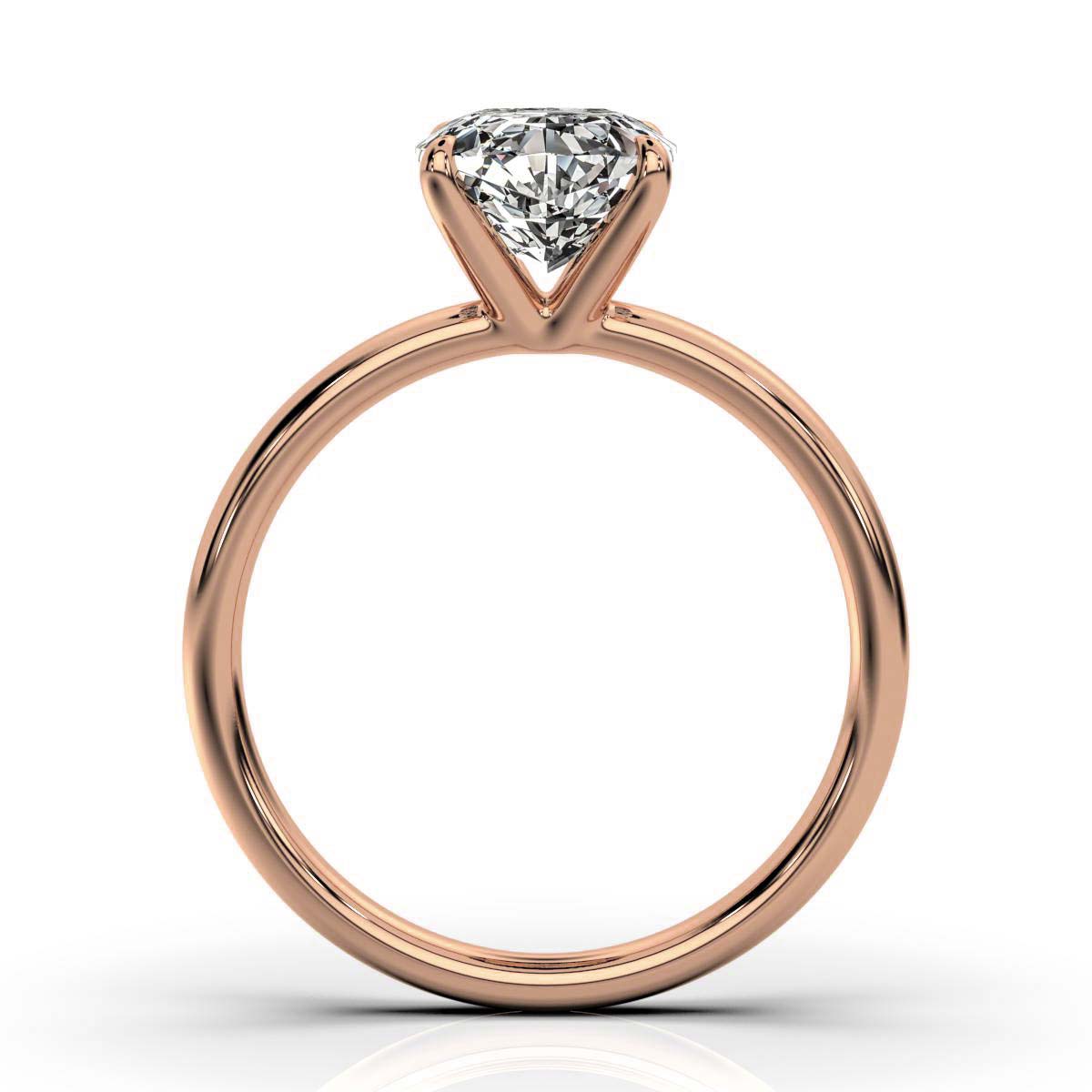 Classic Cushion Solitaire Ring