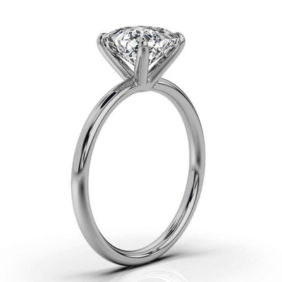 Classic Cushion Solitaire Ring