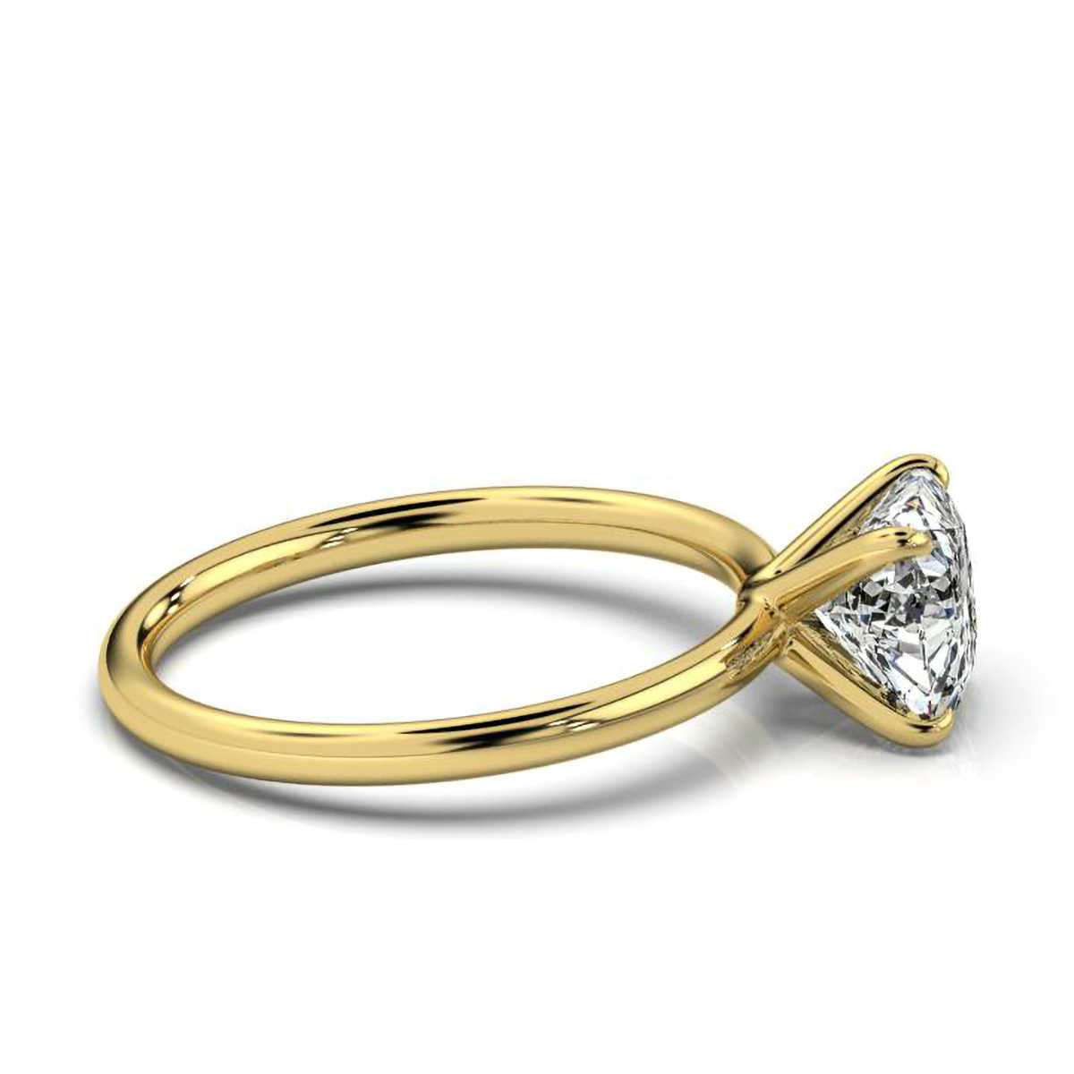 Classic Cushion Solitaire Ring