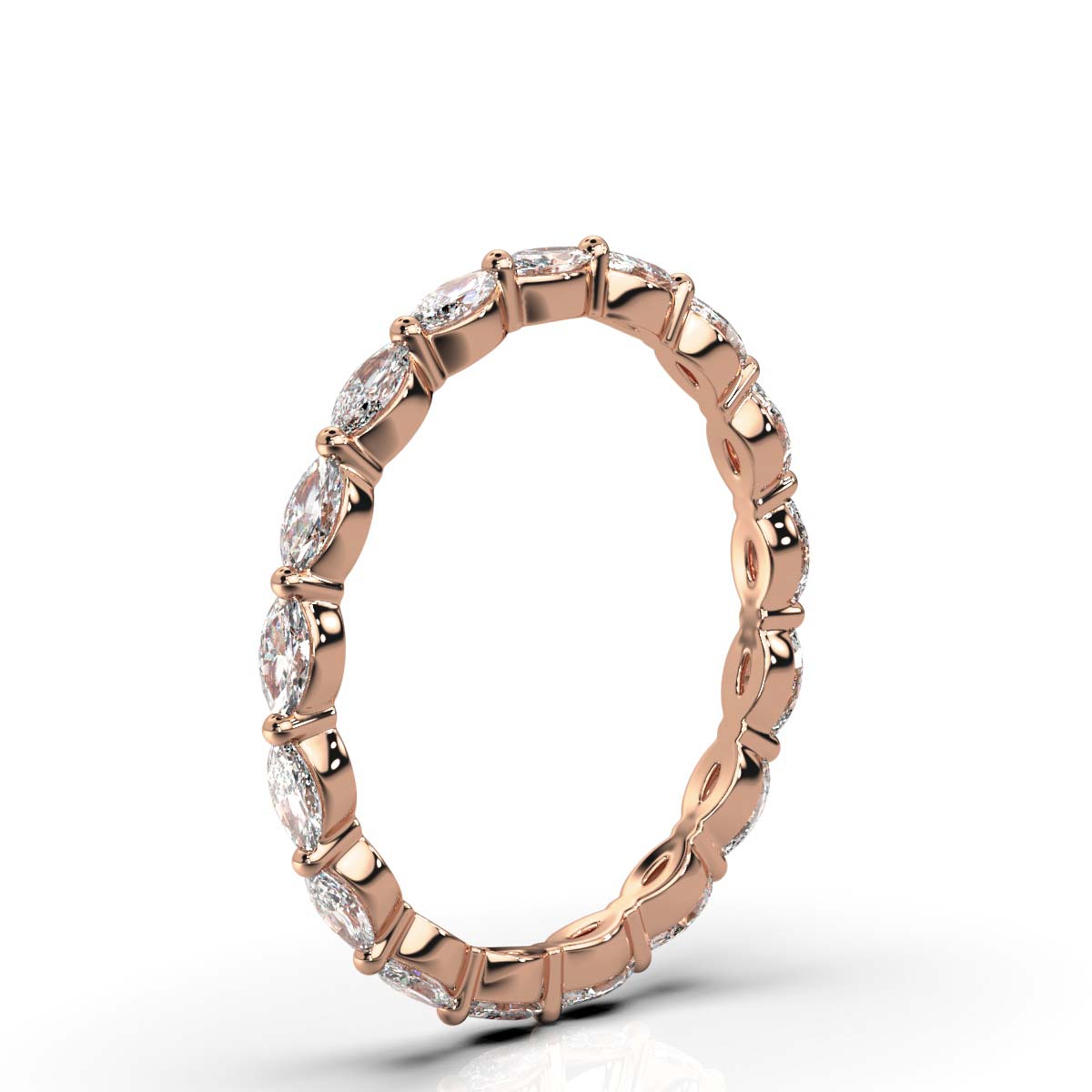 Marquise Lab Grown Diamond Eternity Band