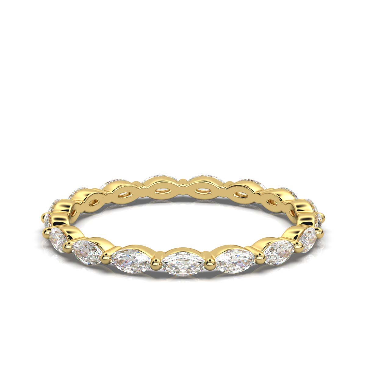 Marquise Lab Grown Diamond Eternity Band