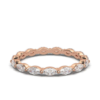 Marquise Lab Grown Diamond Eternity Band