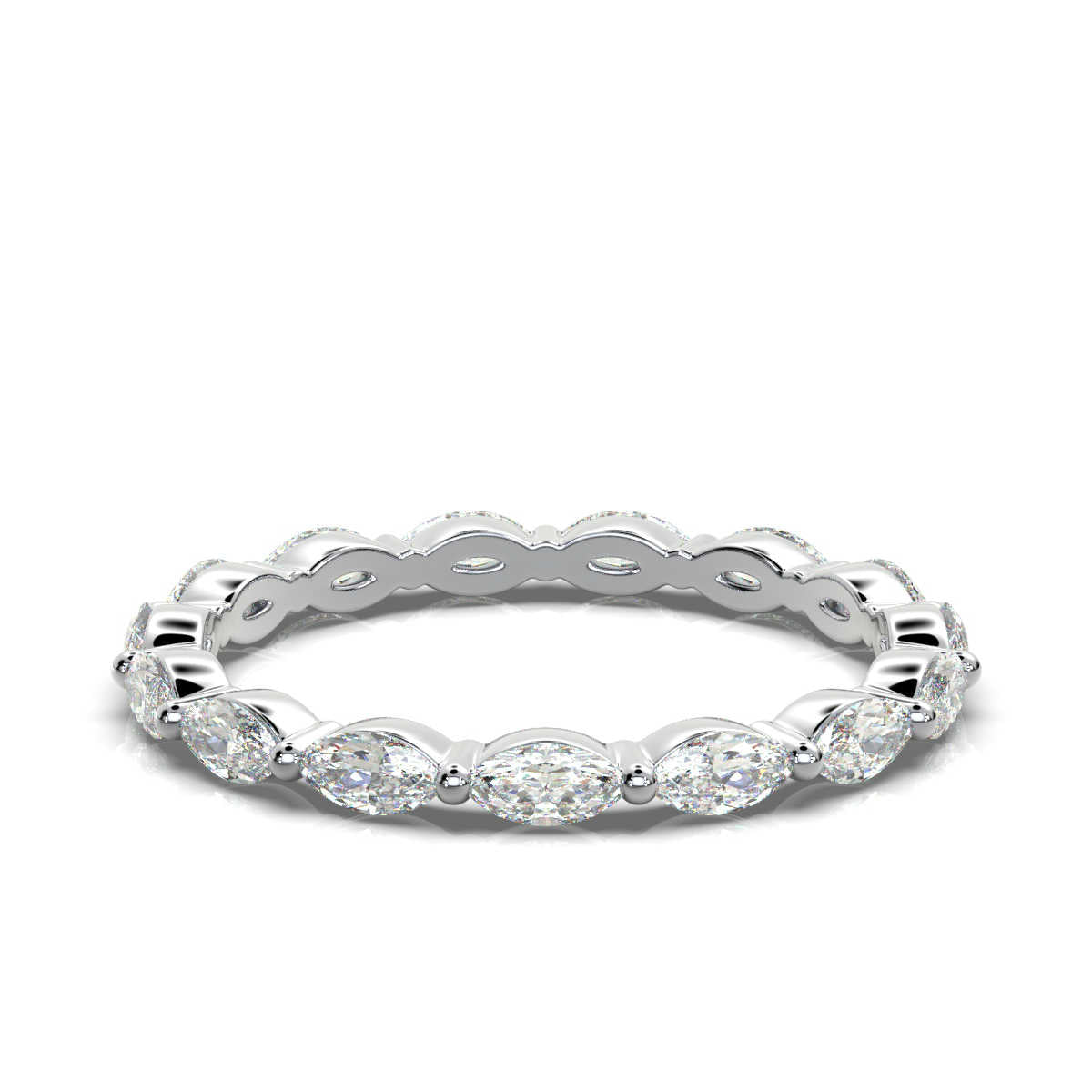 Marquise Lab Grown Diamond Eternity Band