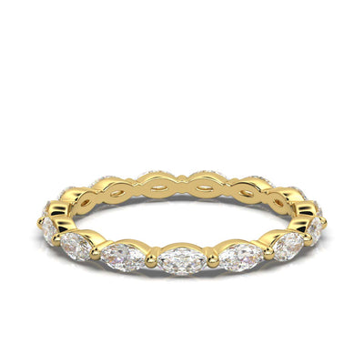 Marquise Lab Grown Diamond Eternity Band