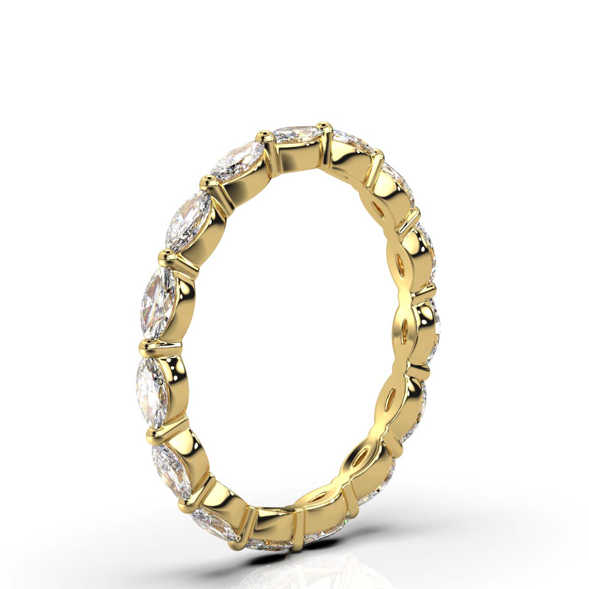 Marquise Lab Grown Diamond Eternity Band