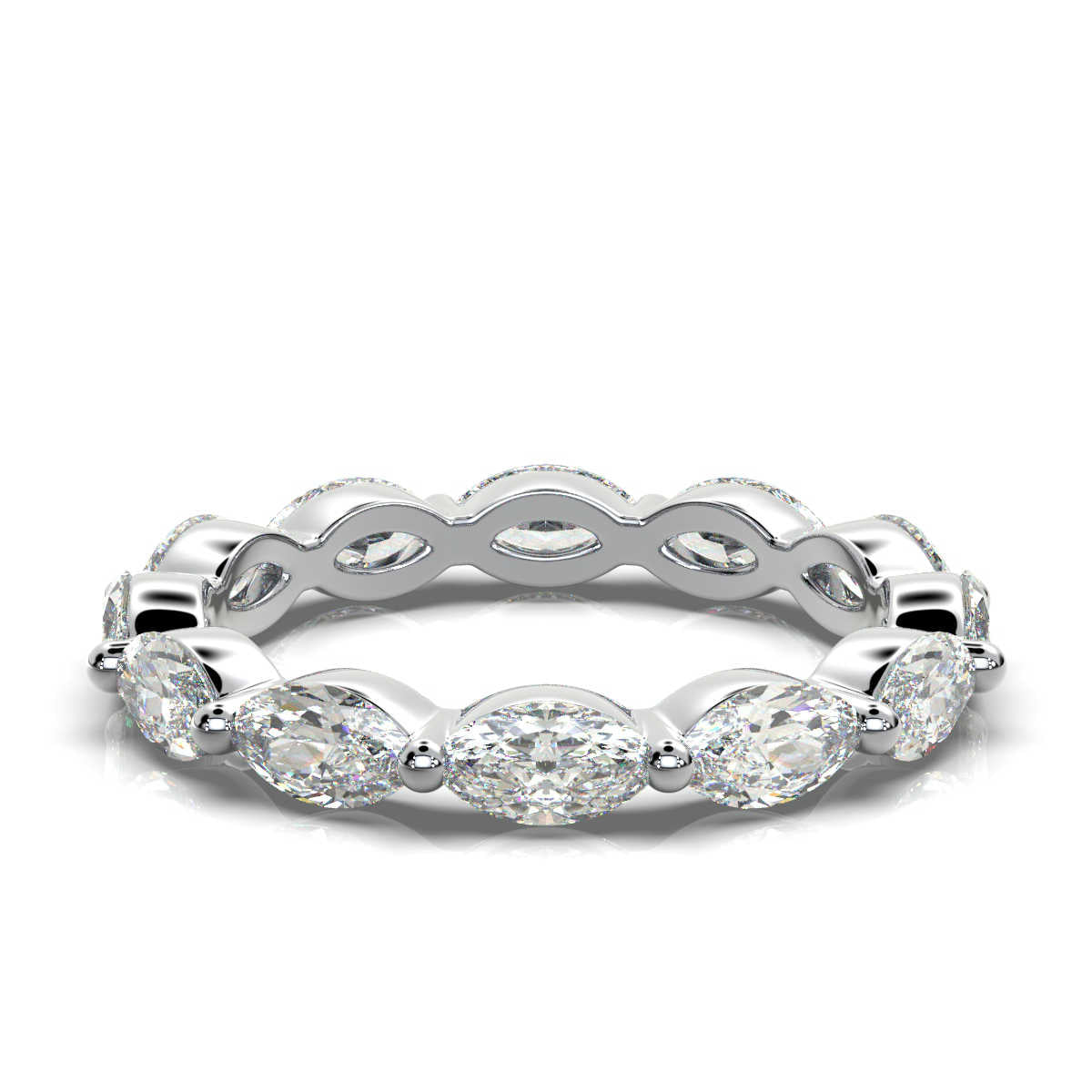 Marquise Lab Grown Diamond Eternity Band