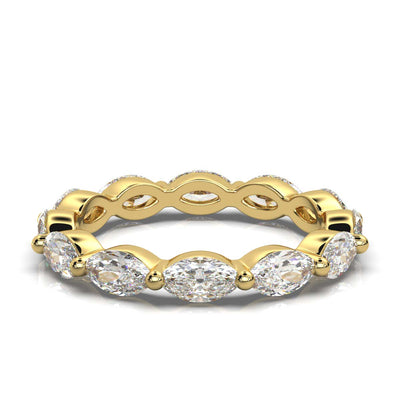 Marquise Lab Grown Diamond Eternity Band