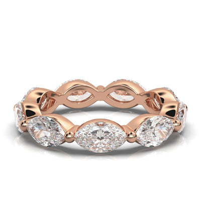 Marquise Lab Grown Diamond Eternity Band