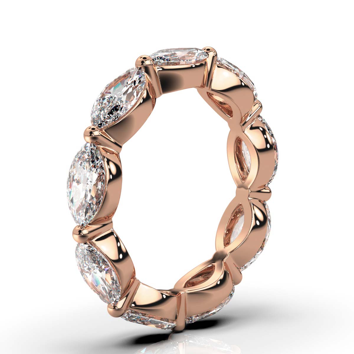 Marquise Lab Grown Diamond Eternity Band