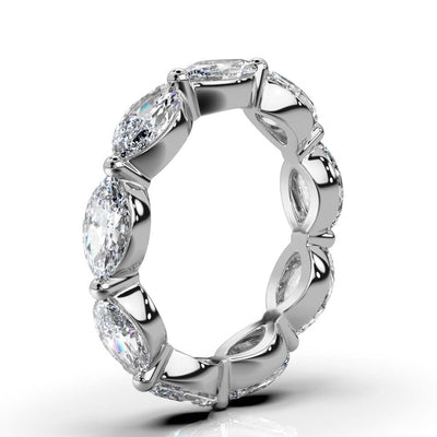 Marquise Lab Grown Diamond Eternity Band