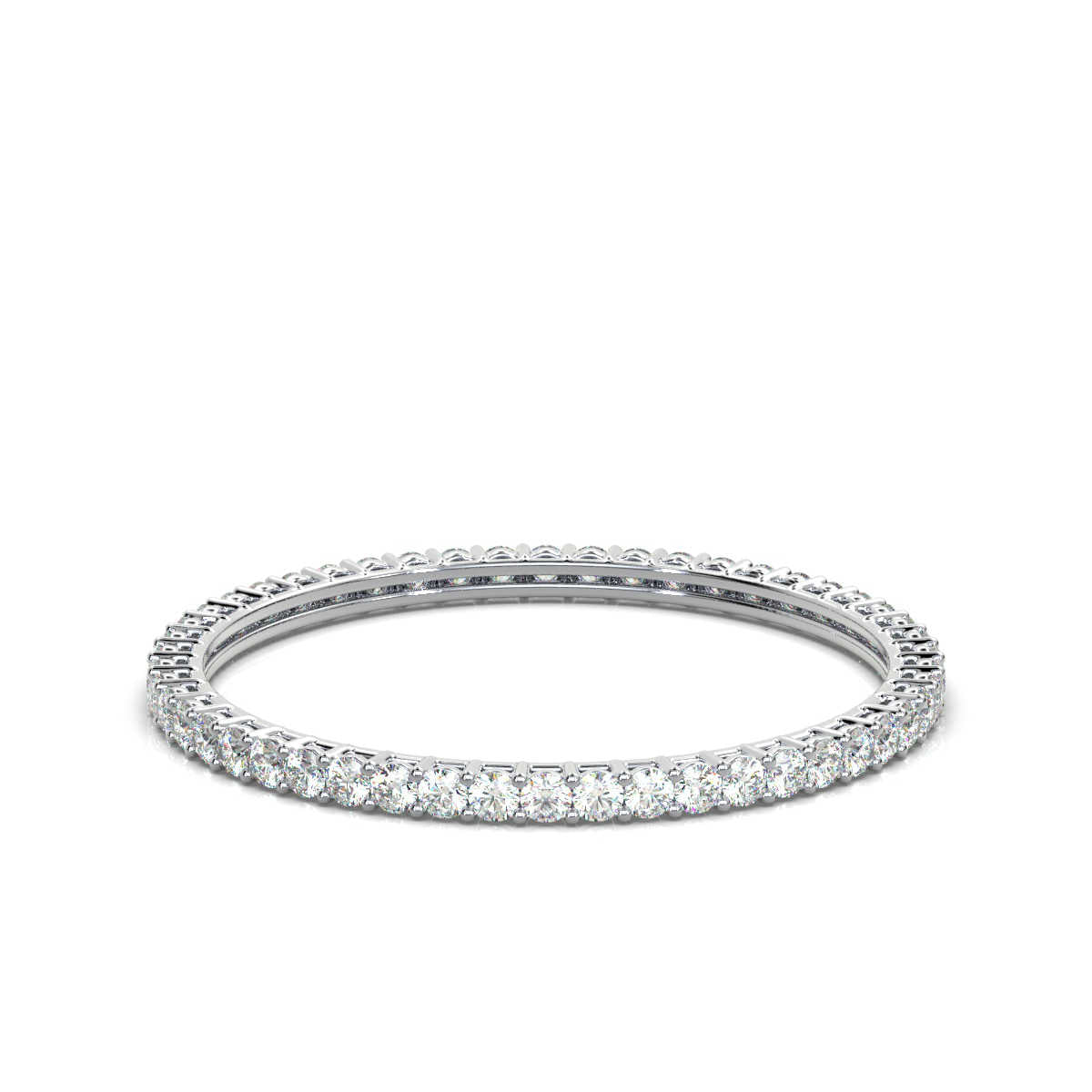 Round Lab Grown Diamond Eternity Band