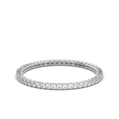 Round Lab Grown Diamond Eternity Band