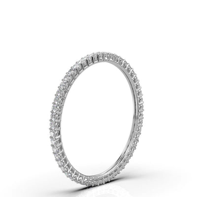 Round Lab Grown Diamond Eternity Band