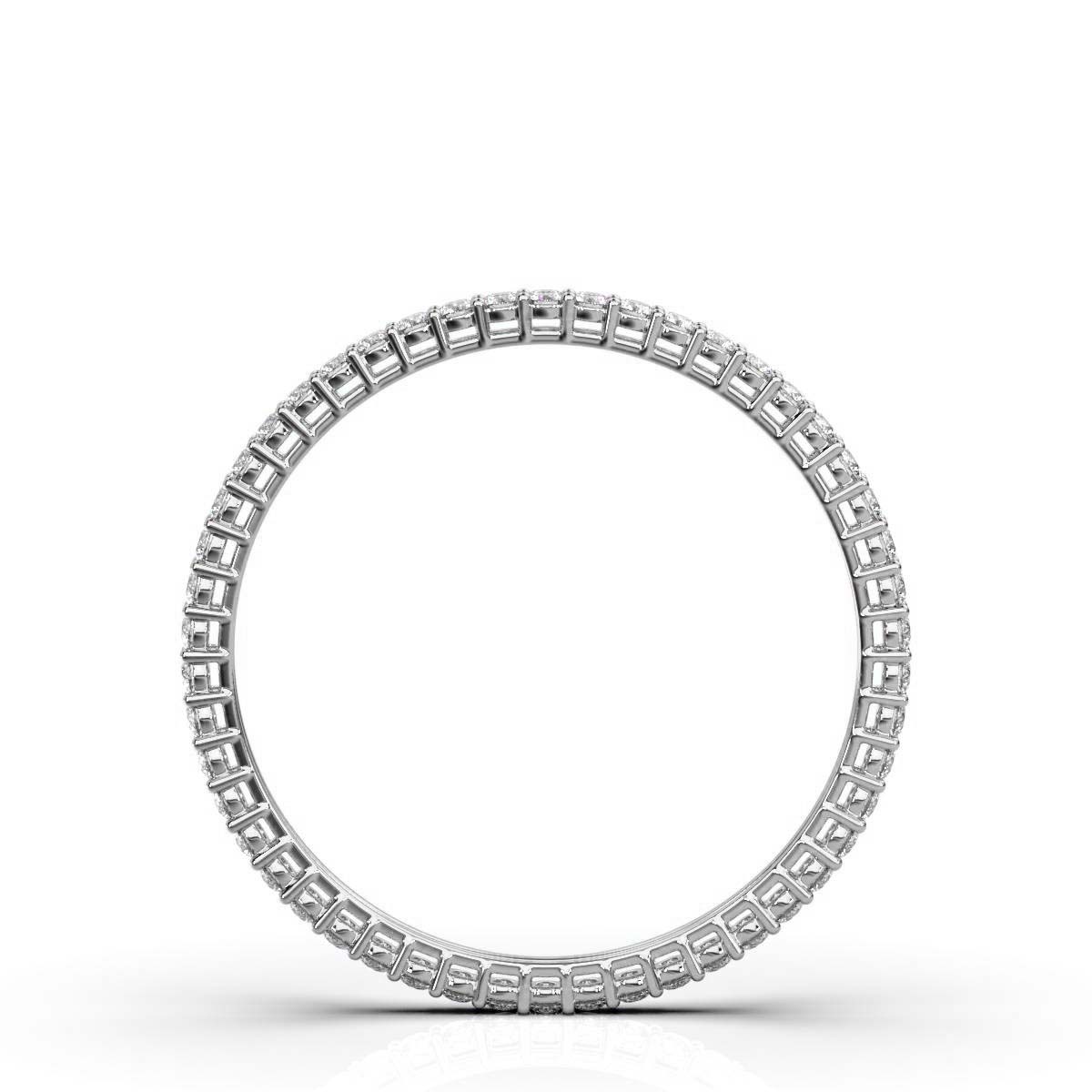 Round Lab Grown Diamond Eternity Band