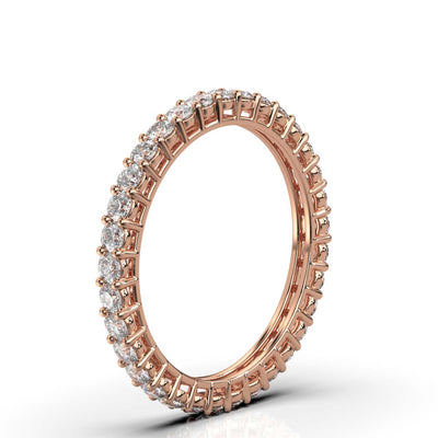 Round Lab Grown Diamond Eternity Band