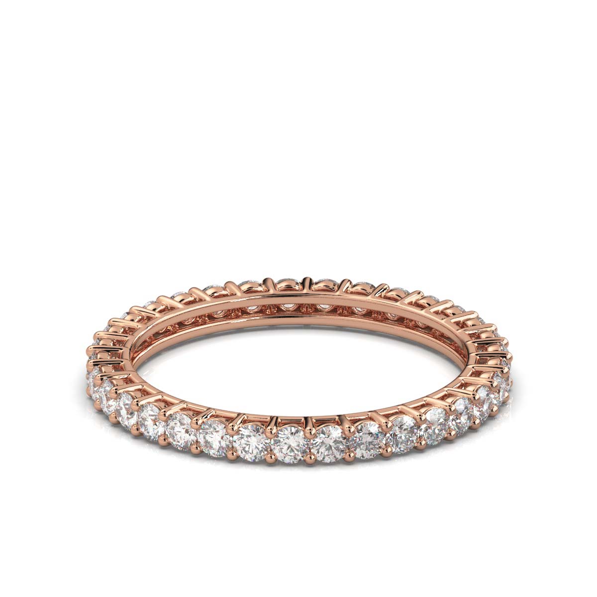 Round Lab Grown Diamond Eternity Band