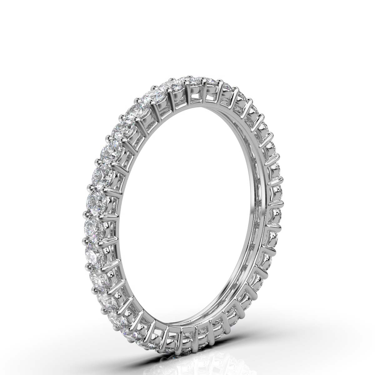 Round Lab Grown Diamond Eternity Band