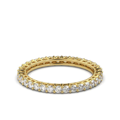 Round Lab Grown Diamond Eternity Band