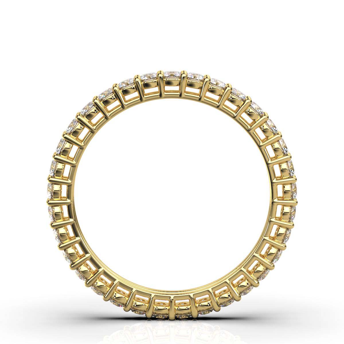 Round Lab Grown Diamond Eternity Band