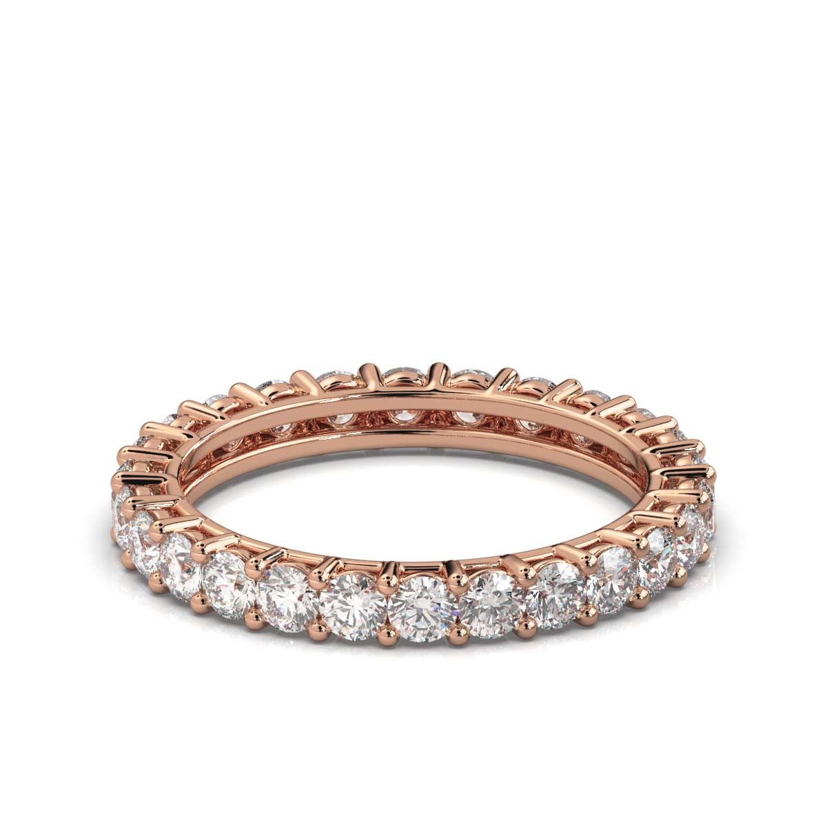 Round Lab Grown Diamond Eternity Band