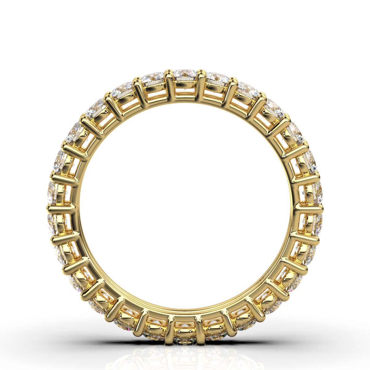 Round Lab Grown Diamond Eternity Band