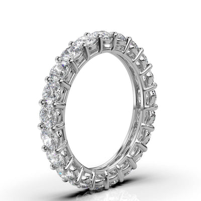 Round Lab Grown Diamond Eternity Band