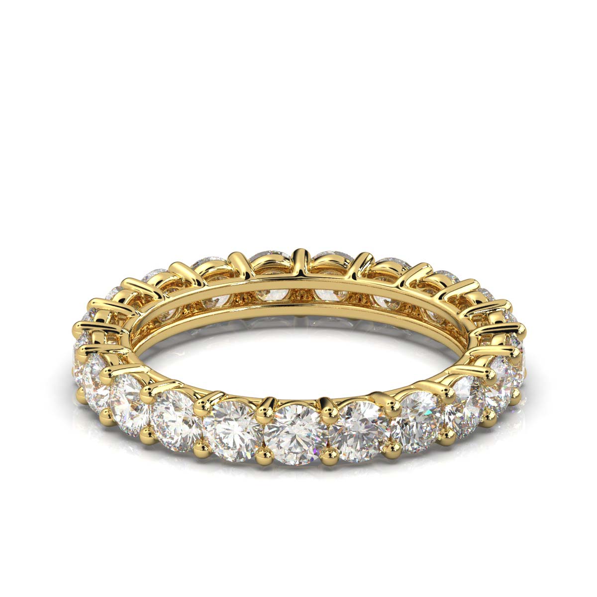 Round Lab Grown Diamond Eternity Band