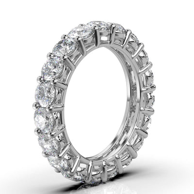 Round Lab Grown Diamond Eternity Band