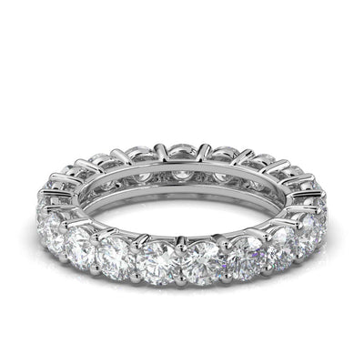 Round Lab Grown Diamond Eternity Band