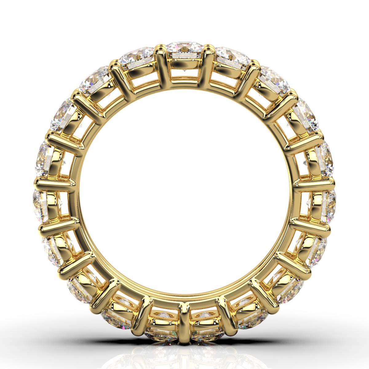 Round Lab Grown Diamond Eternity Band