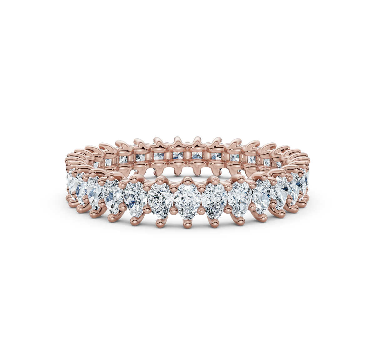 Pear Lab Grown Diamond Eternity Band