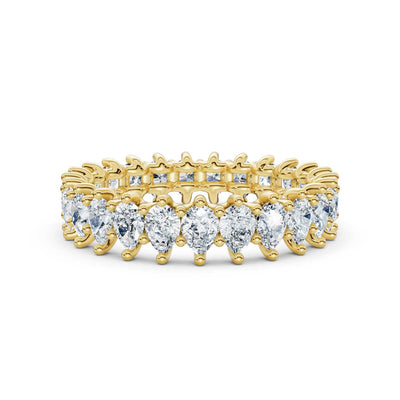 Pear Lab Grown Diamond Eternity Band