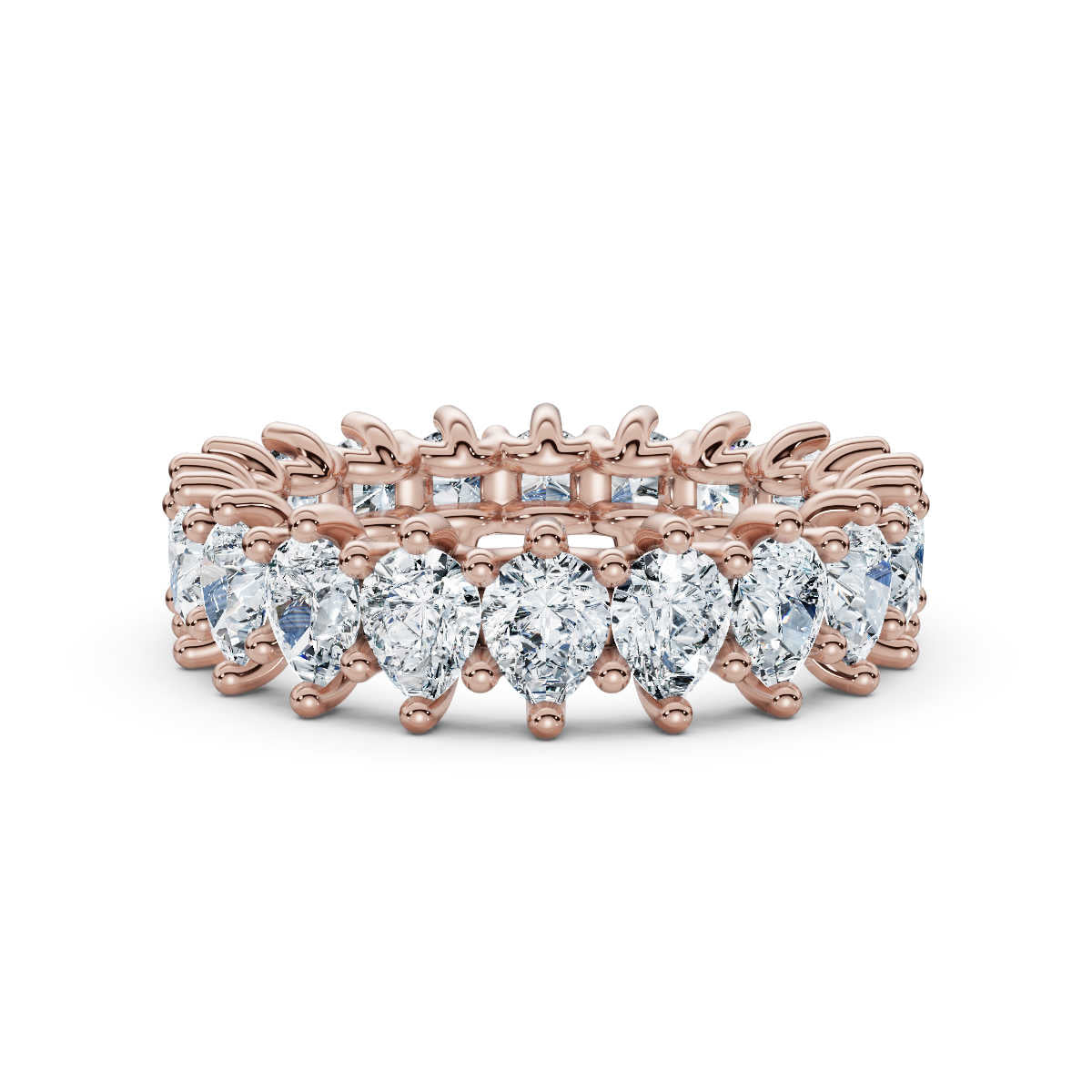 Pear Lab Grown Diamond Eternity Band