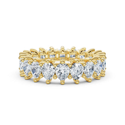 Pear Lab Grown Diamond Eternity Band