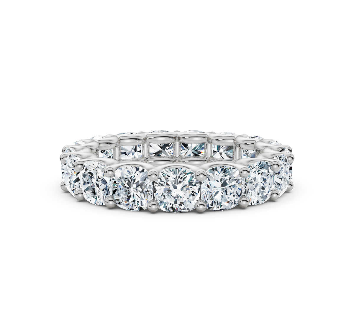 Cushion Lab Grown Diamond Eternity Band