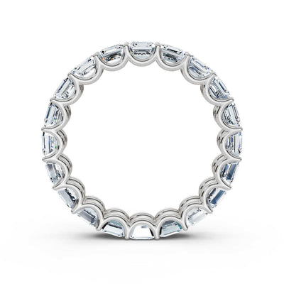 Asscher Lab Grown Diamond Eternity Band