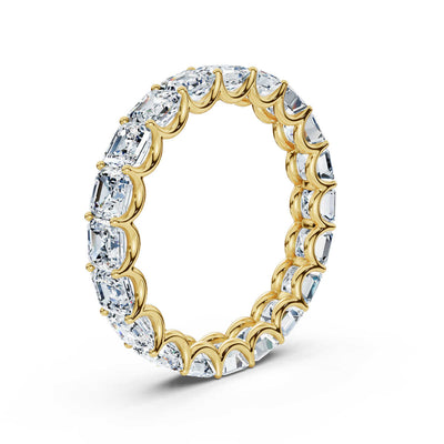 Asscher Lab Grown Diamond Eternity Band