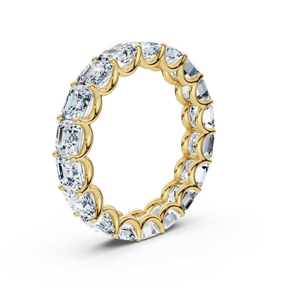 Asscher Lab Grown Diamond Eternity Band