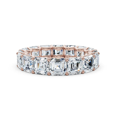 Asscher Lab Grown Diamond Eternity Band