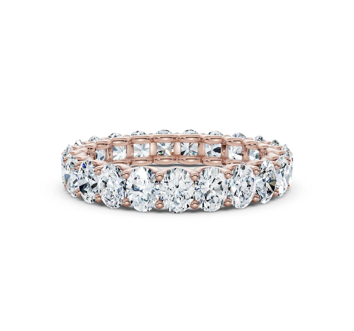 Oval Lab Grown Diamond Eternity Band