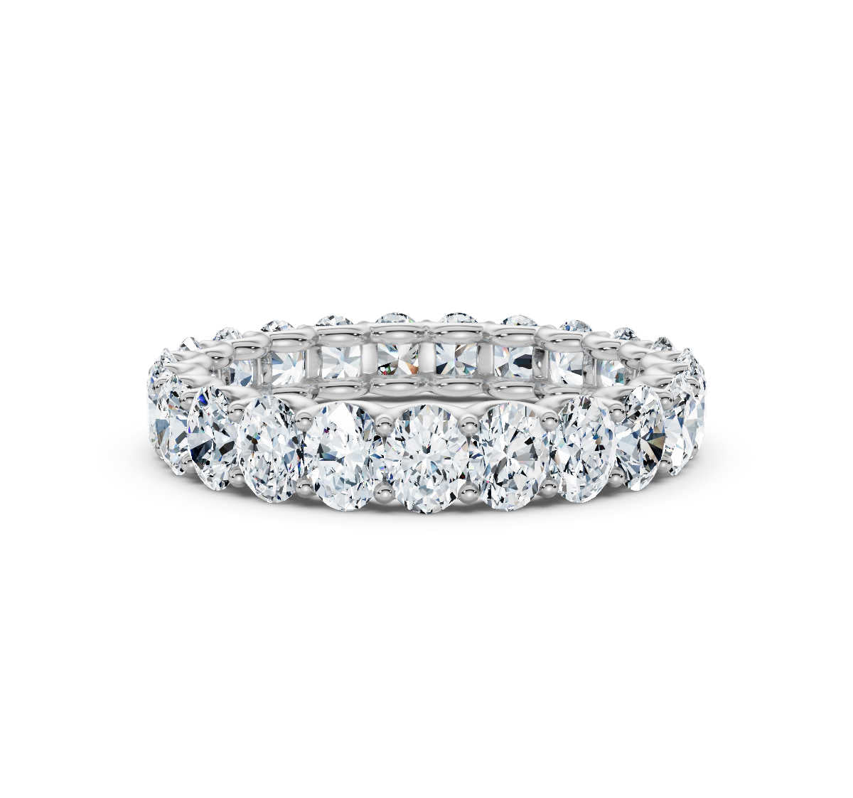 Oval Lab Grown Diamond Eternity Band